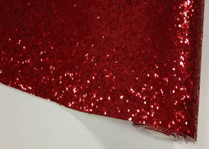Anchura maciza roja material el 138cm los 50m Rolls del brillo respetuoso del medio ambiente
