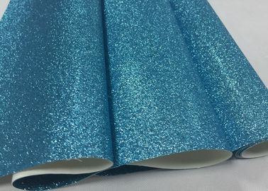 China Papel pintado de la chispa del azul de océano de la tela del brillo para el recubrimiento de paredes del papel pintado proveedor