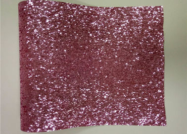 China Tela maciza rosada de la pared del brillo, hojas hermosas tejidas no- de la tela del brillo proveedor