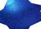 Papel pintado azul de la decoración KTV de la Navidad del papel de la tarjeta del brillo del arte del trabajo hecho a mano de Diy proveedor