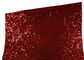 Anchura maciza roja material el 138cm los 50m Rolls del brillo respetuoso del medio ambiente proveedor
