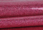 PVC del 1.38m Shinning el cuero rosado de la tela del Pvc del brillo con la parte inferior del paño proveedor