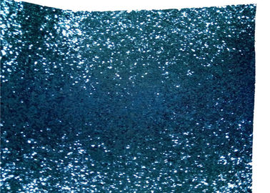 China Tela azul clara del papel pintado del brillo, tela de la chispa del brillo del tejido de fondo de la PU fábrica