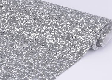 China 54&quot; tela de algodón del brillo de la plata de la anchura para hacer los zapatos material y el recubrimiento de paredes fábrica