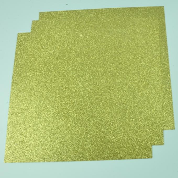 El papel de papel de tarjetas modificado para requisitos particulares del brillo, doble del uso del festival echó a un lado tarjeta del brillo del oro