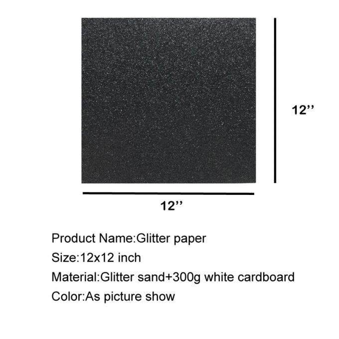 El color de papel del brillo macizo decorativo del grado 3 mezcló tamaño de la pulgada 12*12