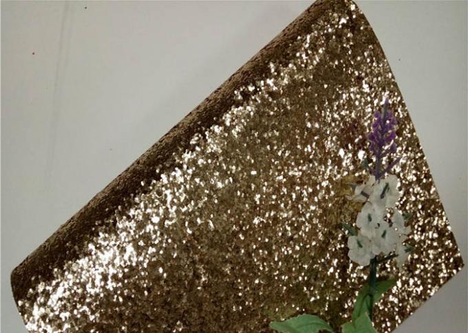 Color macizo de Champán de los recubrimientos de paredes del rollo de la tela del brillo de la materia textil Hunky
