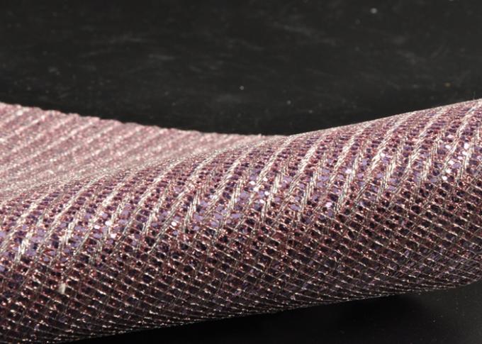 Popular multicolor escarpado de la tela de malla del brillo de Tulle del poliéster para los zapatos