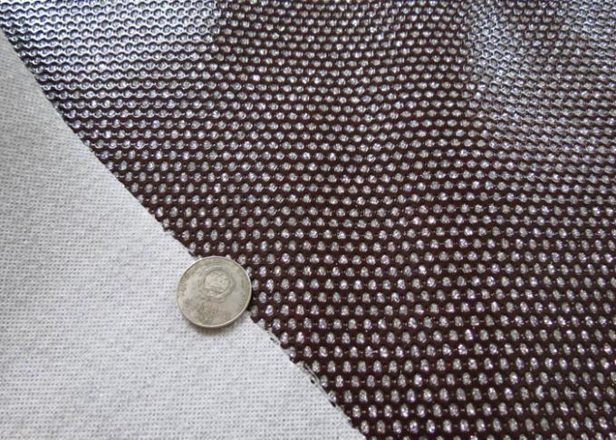 Diseño de cuero perforado material del agujero de perforación de la microfibra de la tela del Pvc de Eco