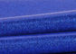 Tela azul con la parte inferior del paño, tela especial del brillo del Pvc del brillo de la chispa del cuero de la materia textil proveedor