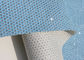 Tela de cuero perforada hermosa azul clara del material del cuero de la prenda impermeable de la tela proveedor