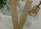 Letras del brillo del oro de la decoración de la Navidad de Diy, letras del alfabeto del brillo del banquete de boda proveedor