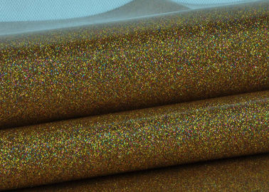 China Grueso sintético de la tela 0.4m m del brillo del rollo/del oro de la tela del brillo del cuero del espejo fábrica