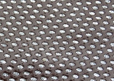 China 54&quot; tela perforada de la imitación de cuero de la anchura, tela perforada del vinilo para hacer la caja del teléfono fábrica